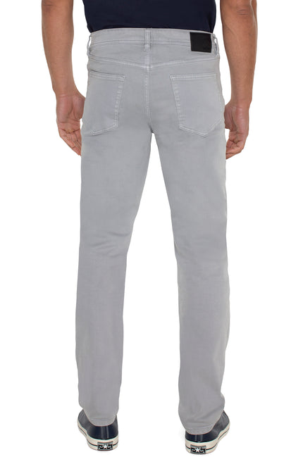 Kingston Modern Straight Colored Denim - Silver Mist