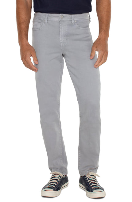 Kingston Modern Straight Colored Denim - Silver Mist