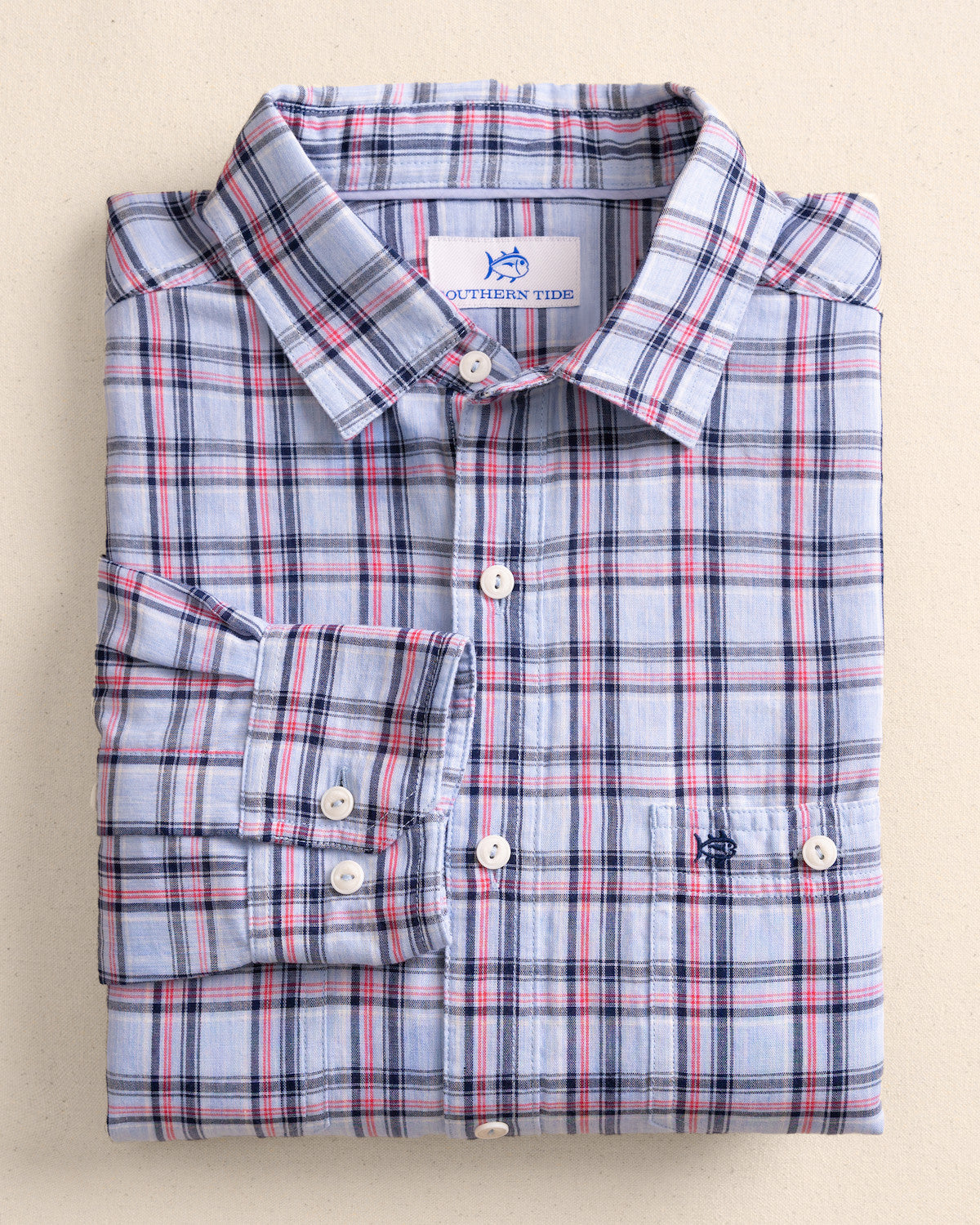 Benton Plaid Double Cloth Heather Sport Shirt