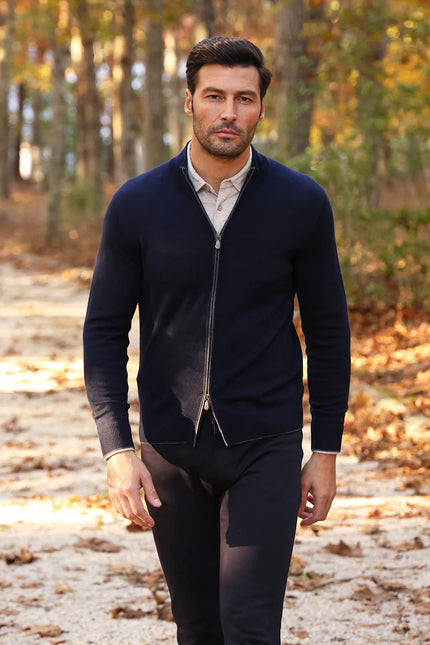 Matteo zip up sweater