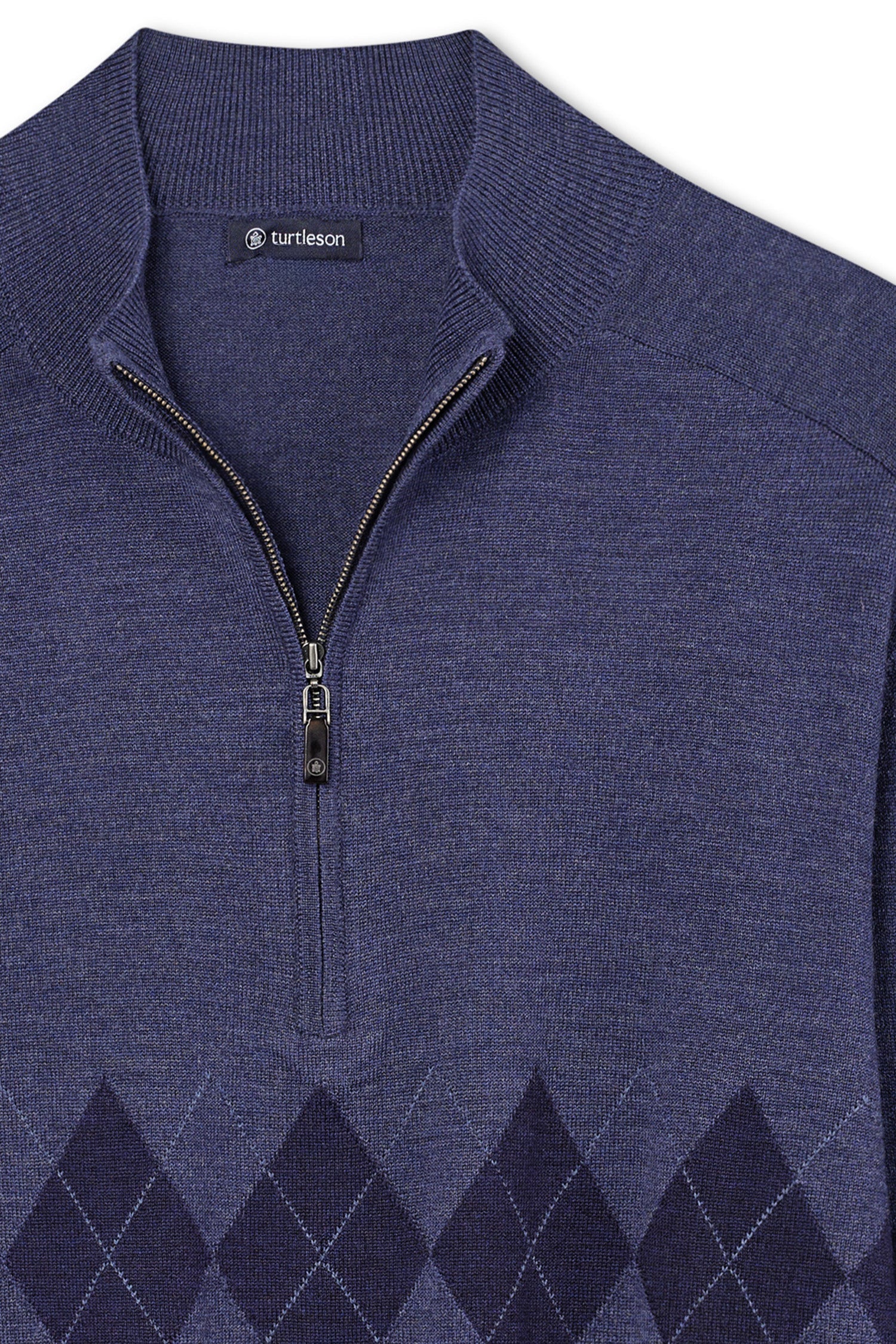 Bex Argyle 1/4 Zip Sweater