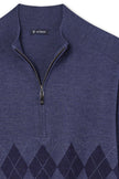 Bex Argyle 1/4 Zip Sweater