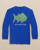 Youth Fish Holiday Lights Long Sleeve Tee