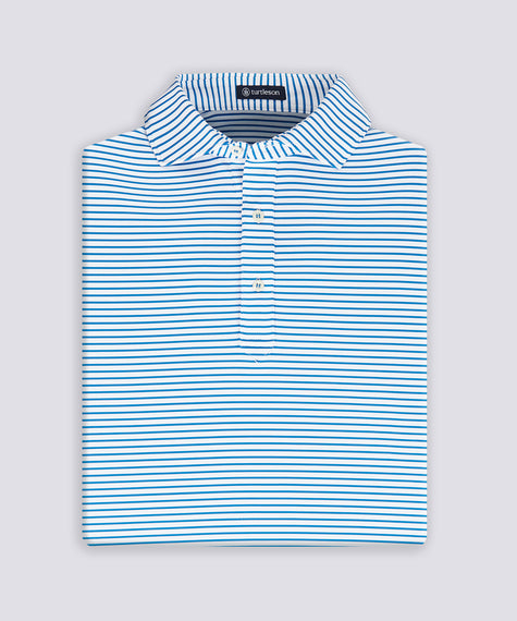 Periwinkle Mathew Stripe Polo