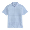 Guided Stripe Performance Pique Polo
