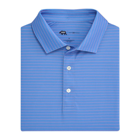 Atlantic Stripe Performance Polo