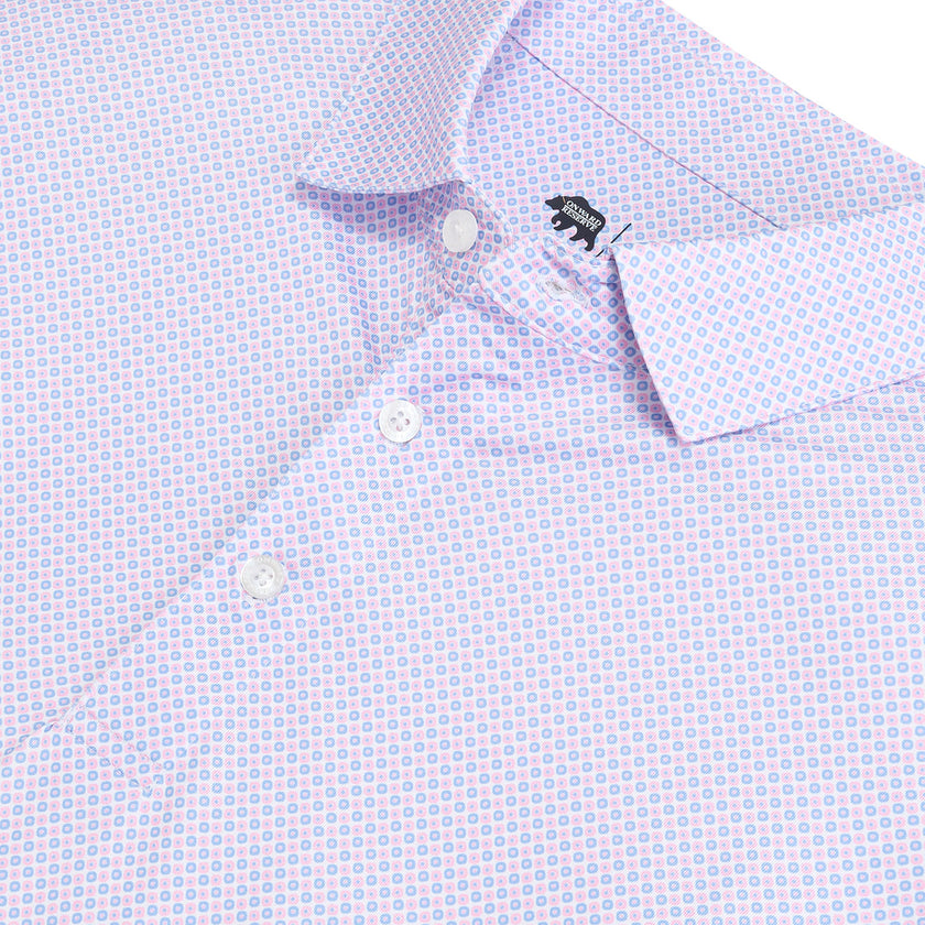 League Printed Performance Polo