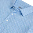 Night Owl Printed Performance Polo - Delft