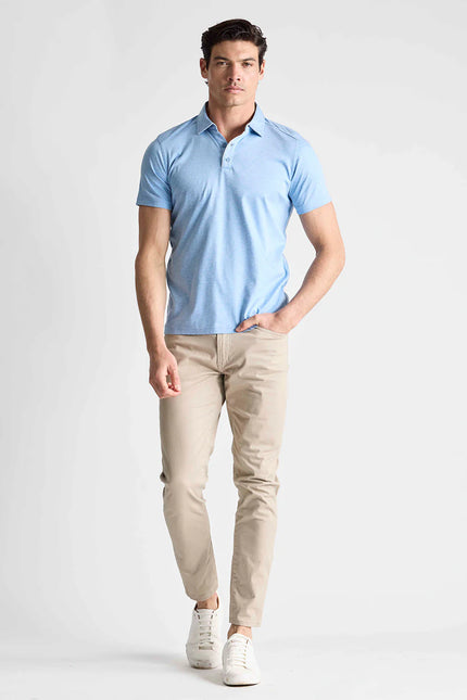 Julian Open Collar Polo