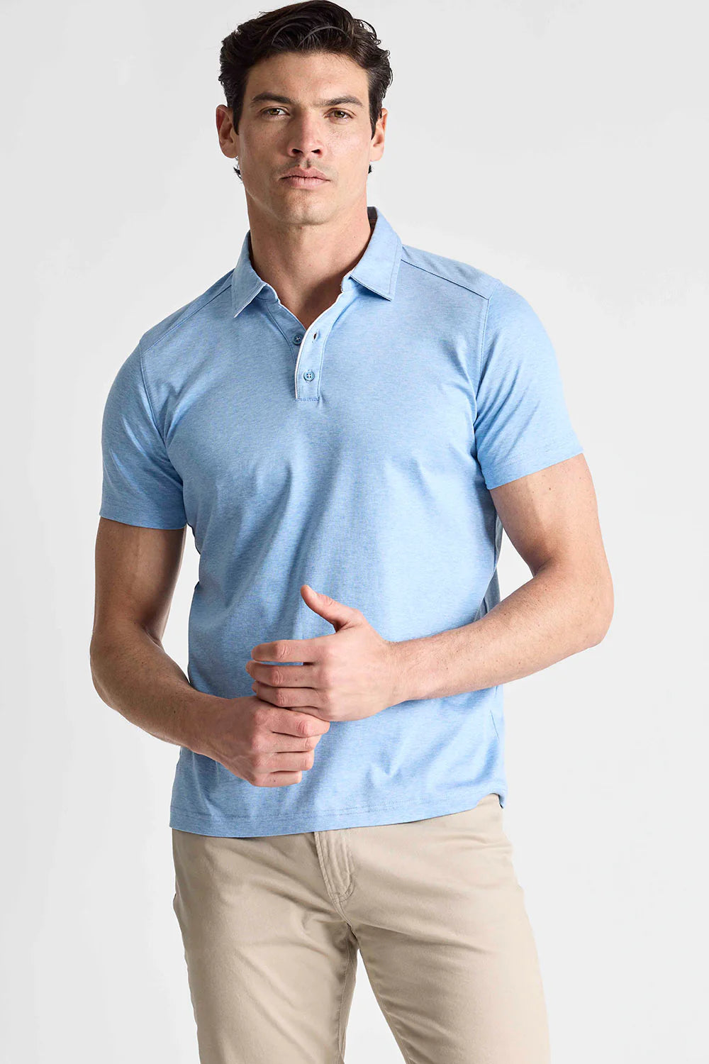 Julian Open Collar Polo
