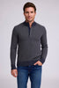 Vanise trim Zip Mock Neck