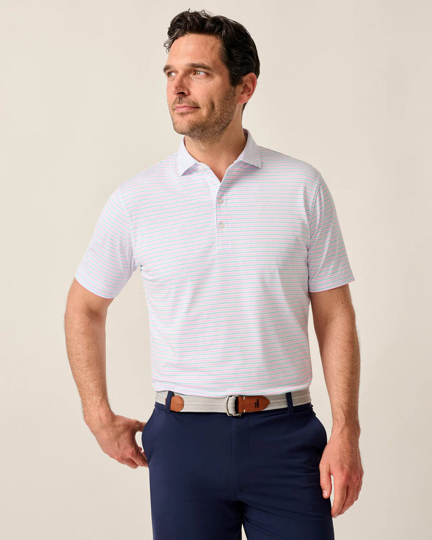 Vik Stripe Performance Jersey Polo