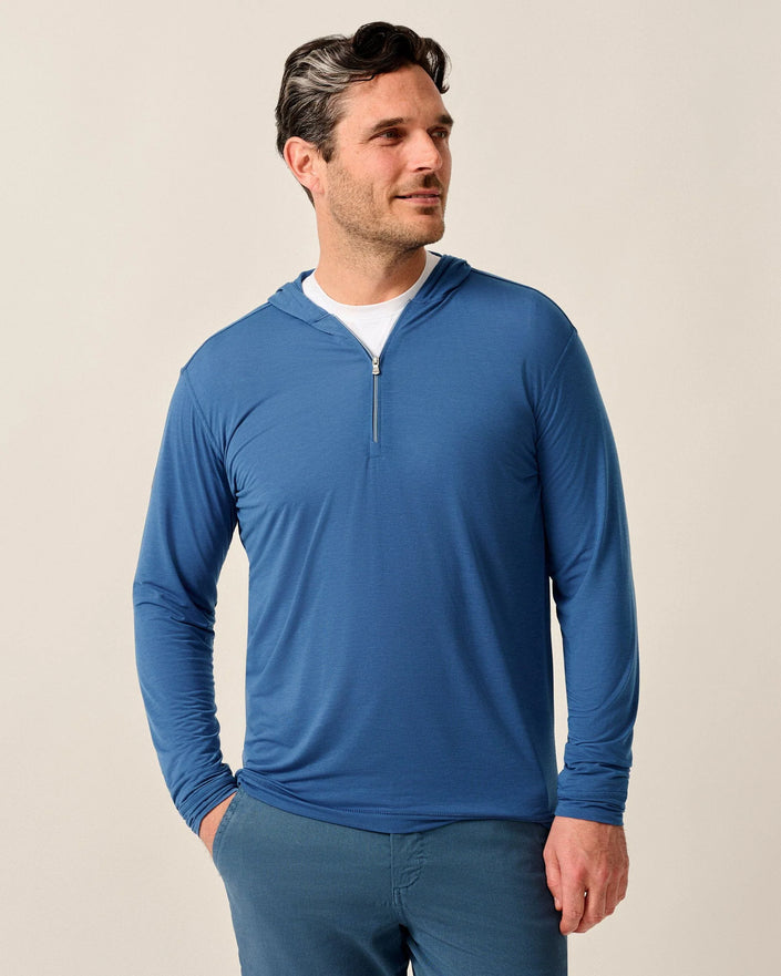 Veste zippée intégrale bleue homme Johnnie-O M Prep-Formance Veste zippée intégrale bleue homme Johnnie-O M Prep-Formance