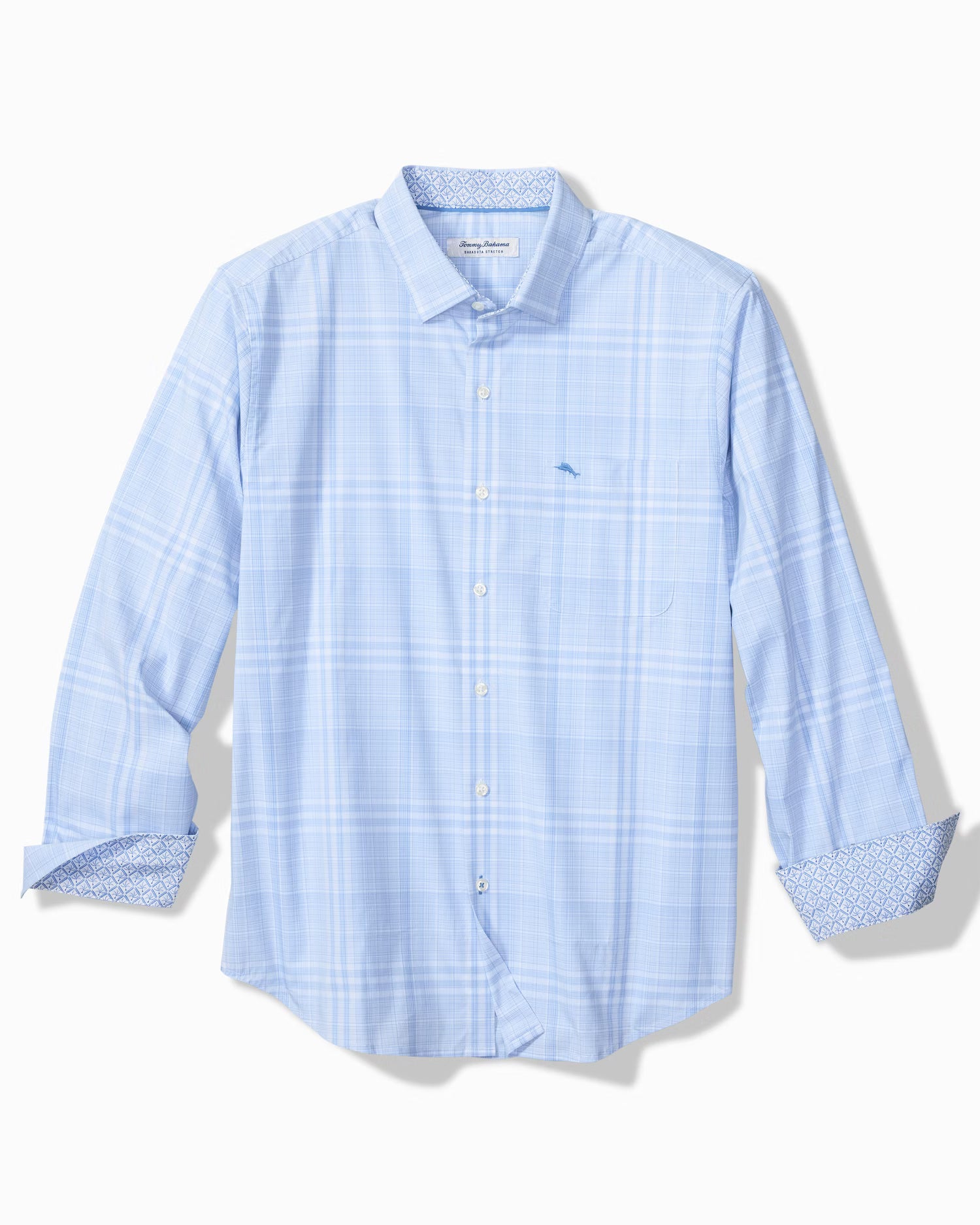 Porto Plaid Stretch Shirt