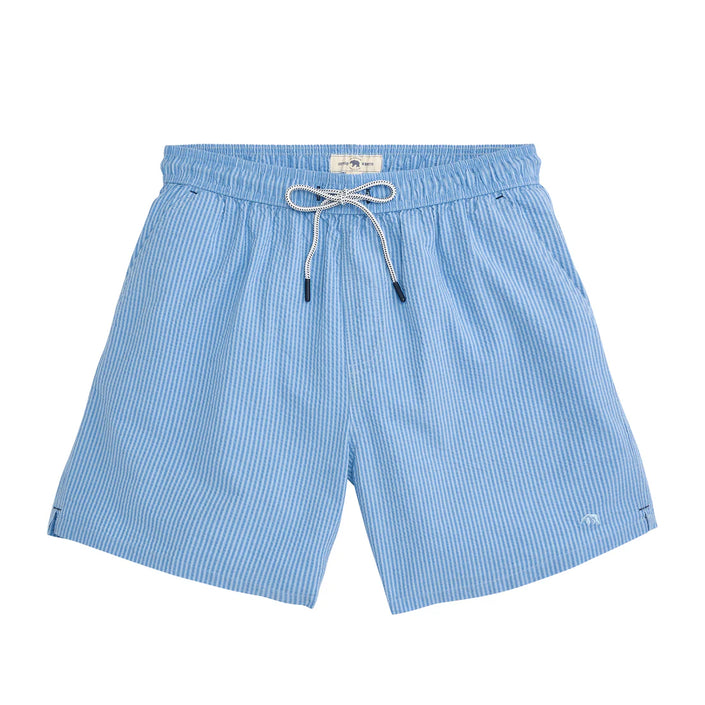Coastal Seersucker Swim Trunk