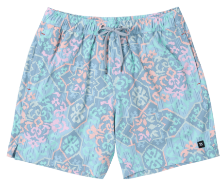 Oh Bouy Ababesque 2N1 Volley 7in  Swim Trunk