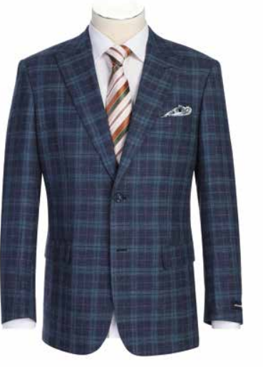 Navy Classic Side Vented Blazer