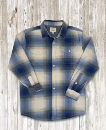 Indigo Drifter Plaid Shirt