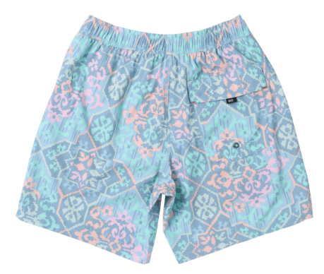 Oh Bouy Ababesque 2N1 Volley 7in  Swim Trunk