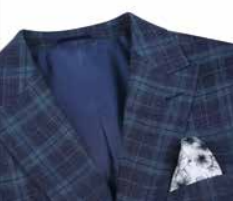 Navy Classic Side Vented Blazer