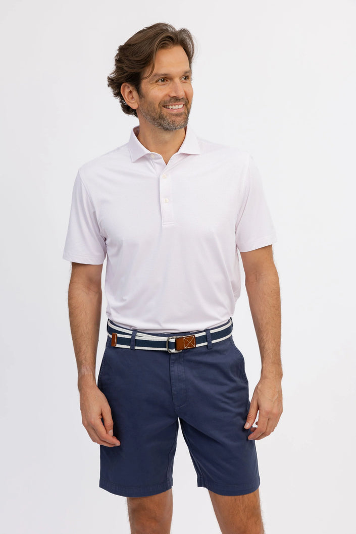 Abner White Blossom Polo