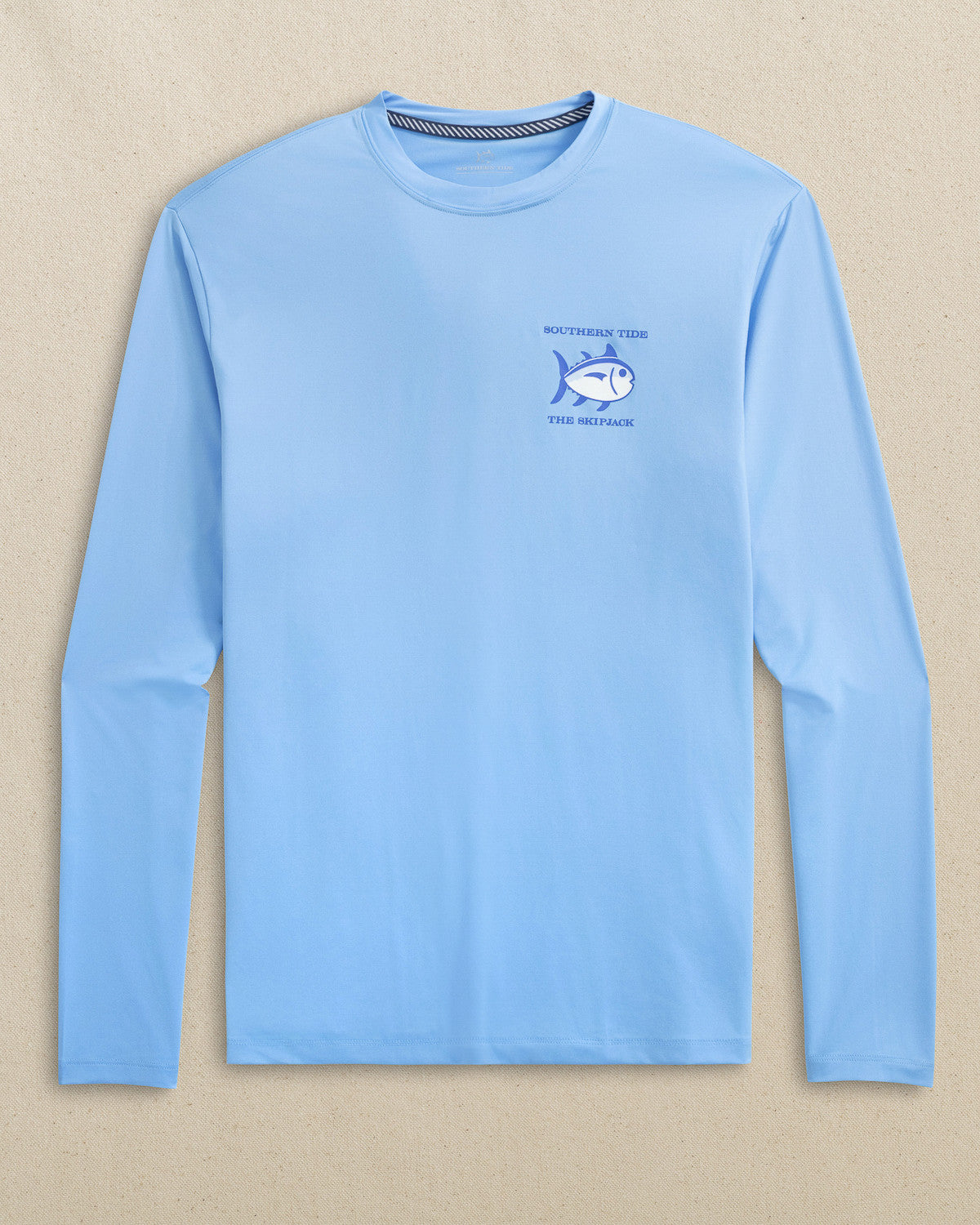 SkipJack Grey Marlin Perf T-shirt