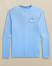 SkipJack Grey Marlin Perf T-shirt