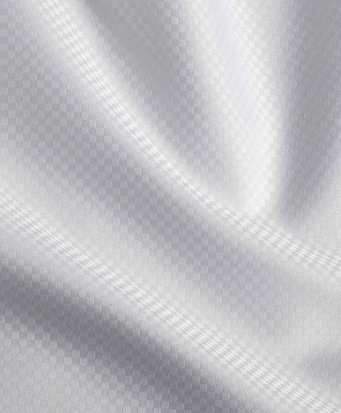 White Grid Dobby Dress Shirt