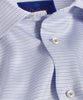 White & Blue Micro Dobby Dot Dress Shirt