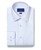 White & Sky Herringbone Stripe Dress Shirt