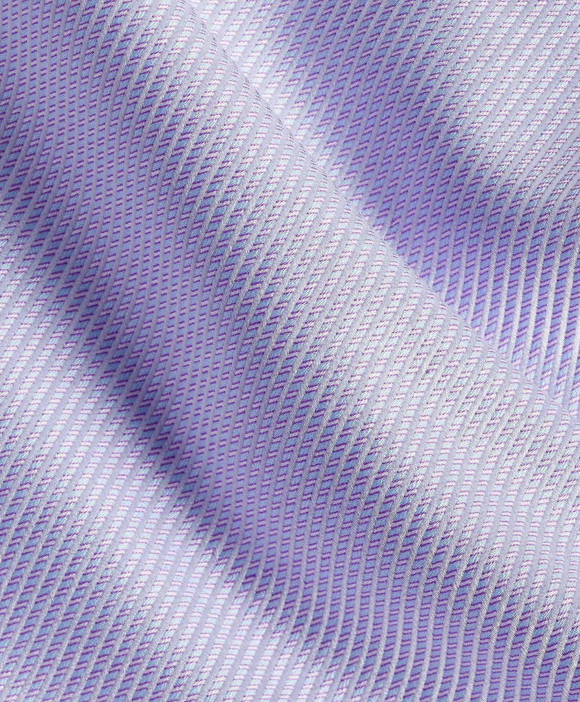 Berry Textured Twill Dress Shirt