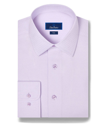 Lilac Dobby Solid Dress Shirt