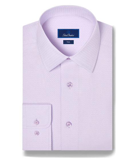 Lilac Dobby Solid Dress Shirt