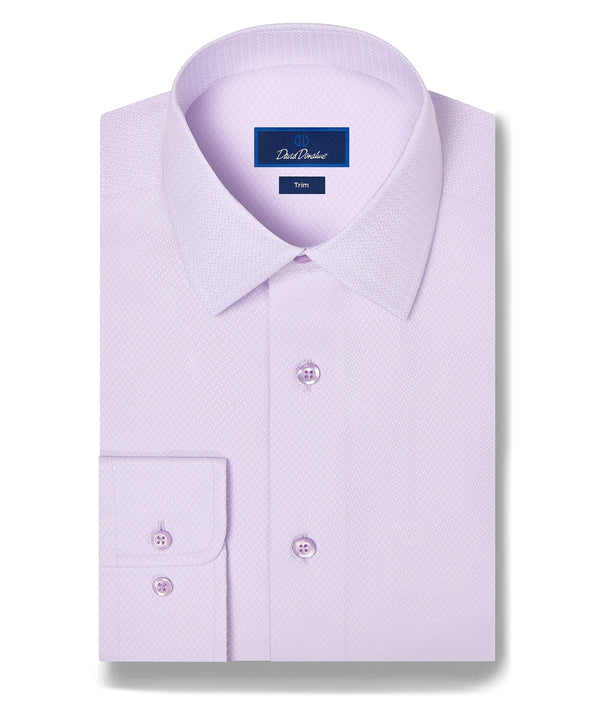 Lilac Dobby Solid Dress Shirt