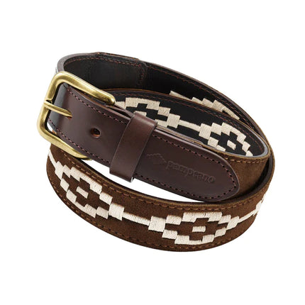 Confianza  Brown Suede Belt