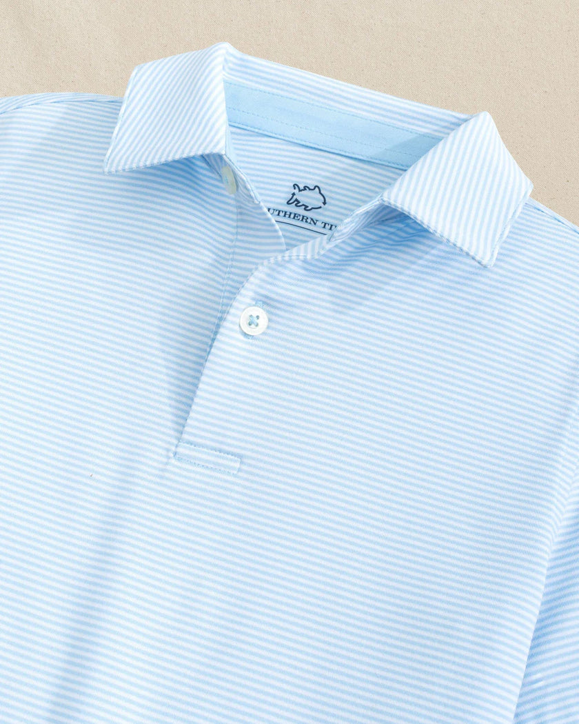 Youth Driver Meadowbrook Stripe Polo