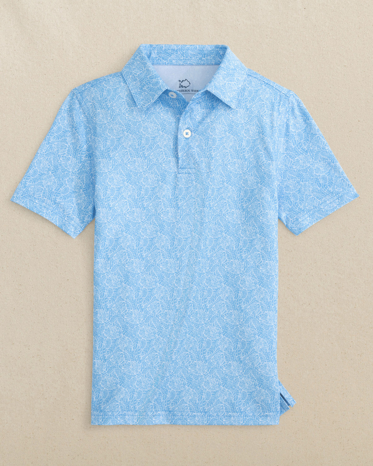 Boys  Beach Palms Perf Polo