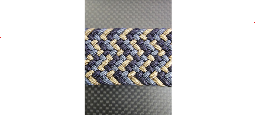 Tricolor Italian Stretch Belt