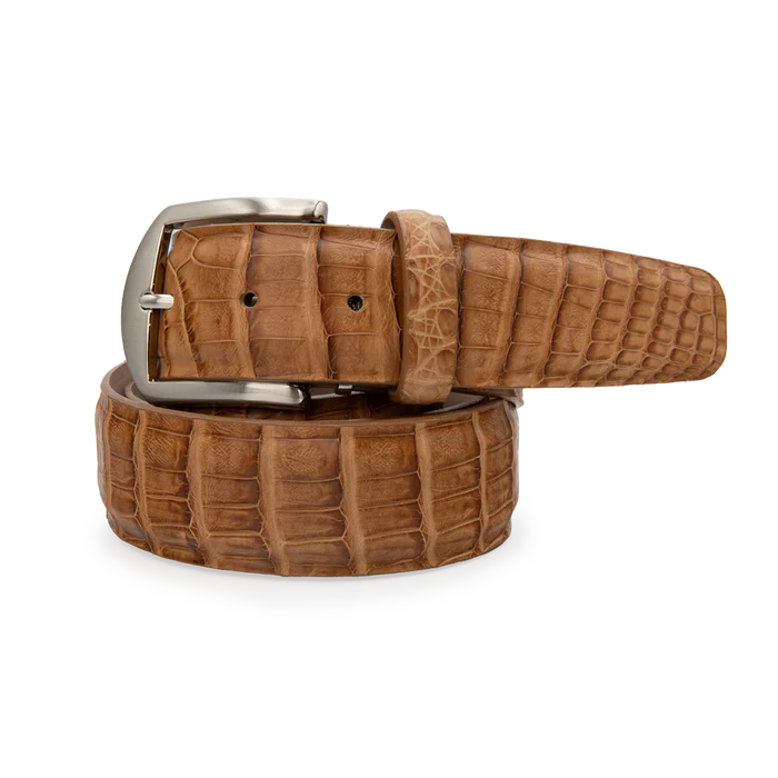 Caiman Crocodile - Tan Belt