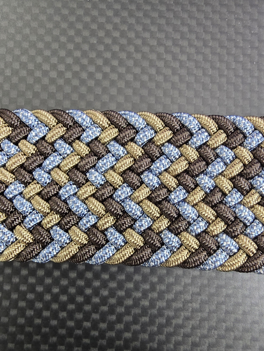 Tricolor Italian Stretch Belt