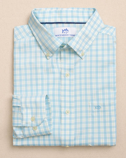 Coastal Breeze Precheck Plaid Sportshirt