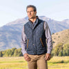 Greenville Diamond Quilted Nylon Vest - Navy