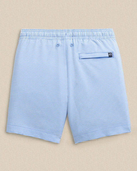 Boys Gulf Haven Seersucker Swim Trunk