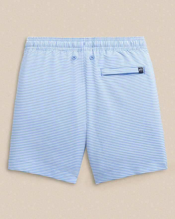 Boys Gulf Haven Seersucker Swim Trunk