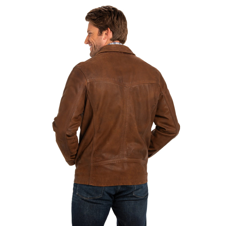Hickory Lightweight Leather Jacket