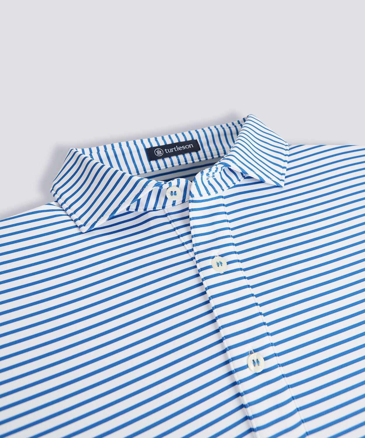 Periwinkle Mathew Stripe Polo