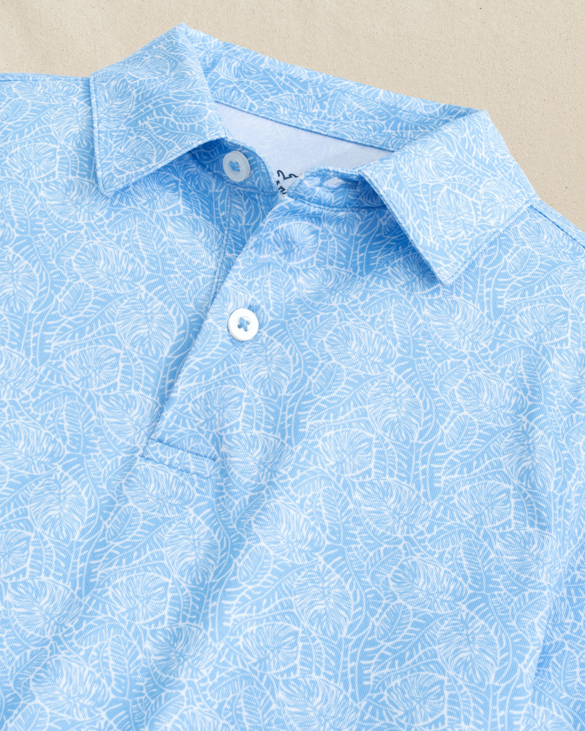 Boys  Beach Palms Perf Polo