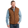 Ridgeland Diamond Quilted Lightweight Goat Suede Leather Vest