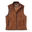 Ridgeland Diamond Quilted Lightweight Goat Suede Leather Vest