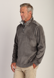 Apres Lux Sueded Cord Quarter Zip Pullover